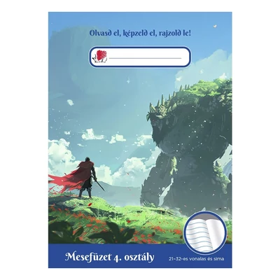 Olvasónapló-mesefüzet ICO Süni A/5 32 lapos IV. osztály fiú