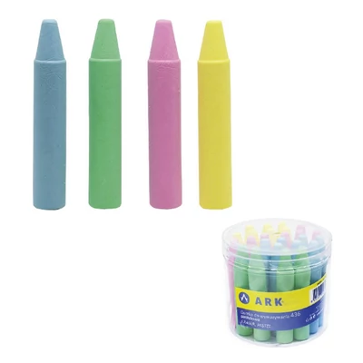 Radír ARK ceruza forma pastell színek