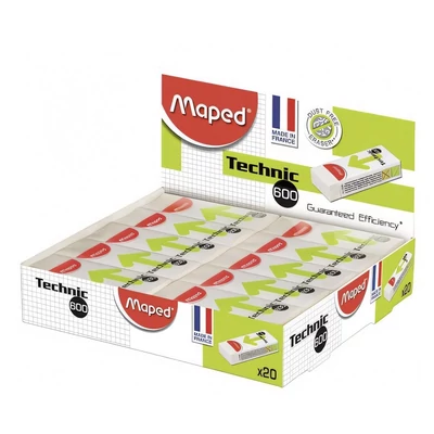 Radír MAPED Technic 600  papírtokos 61x22x12mm