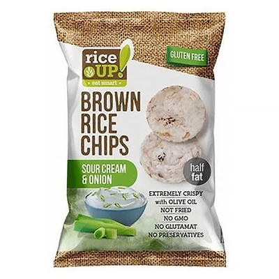 Rizschips RICE UP hagymás-tejfölös 60 g