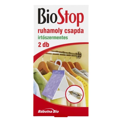 Rovarírtó ruhamoly csapda irtószermentes  BIOSTOP 2 darabos