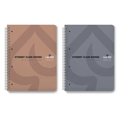 Spirálfüzet LIPAMILL A/4 100 lapos humán