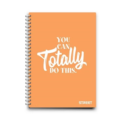 Spirálfüzet vonalas STREET A/5 70 lapos PP Neon