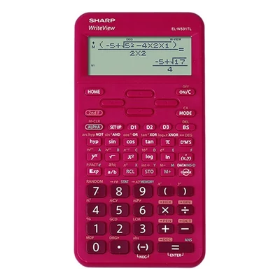 Számológép tudományos SHARP EL-W531TLBR 420 funkciós 12 digit piros
