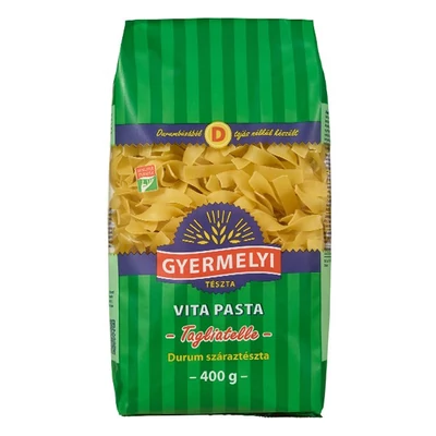 Száraztészta tagliatelle GYERMELYI Vita Pasta durum 400 g