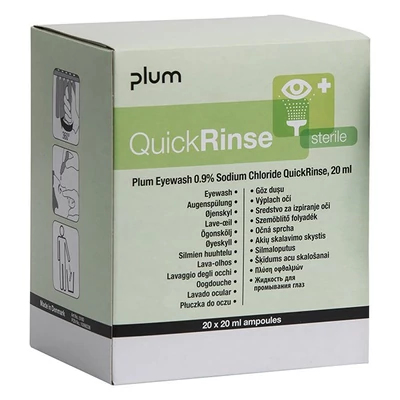 Szemkimosó ampulla PLUM QuickRinse utántöltő 5 db/csomag