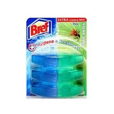 Toalett tisztító sé frissítő utántöltő BREF Duo Aktív 3 darabos pine