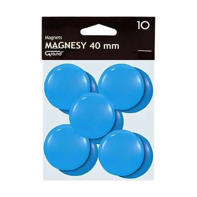 Táblamágnes GRAND 40 mm kék 10 darabos