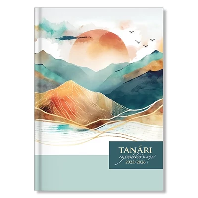 Tanári zsebkönyv PD CALENDAR papírborító A/5 Letters 2026-2027