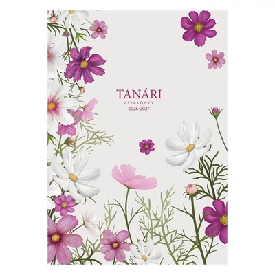 Tanári zsebkönyv TOPTIMER P200 papírborító A/5 heti 145x205 mm Szellőrózsa 2026-2027