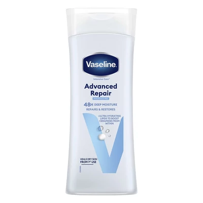 Testápoló VASELINE Advanced Repair száraz és repedezett bőrre 400ml