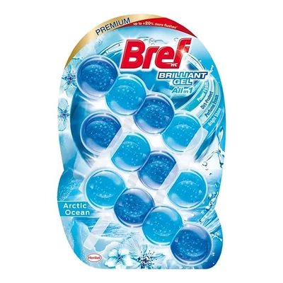 Toalett illatosító golyó BREF Brilliant Gel Arctic Ocean 3x42 g