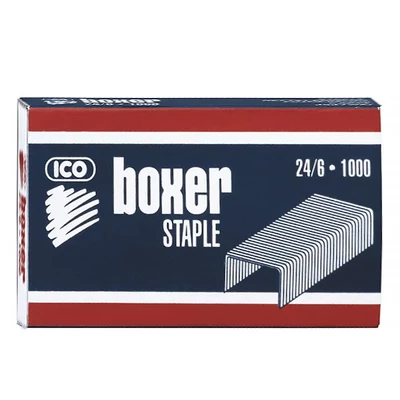 Tűzőkapocs BOXER 24/6 1000 darabos