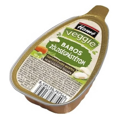 Vegetáriánus zöldségpástétom HAMÉ babos 105 g