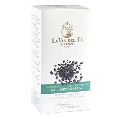 Zöld tea LA VIA DEL TÉ Marrakech menta 20x2,5 g